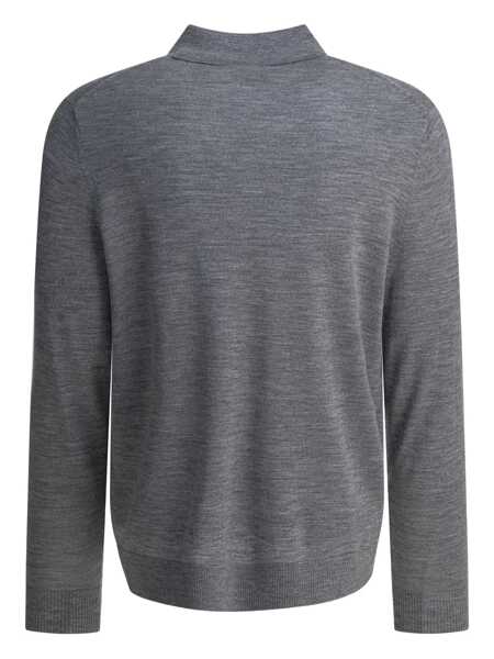 Tricouri Polo Vince Merino wool polo shirt Grey Barbati (BM 19246893) 2