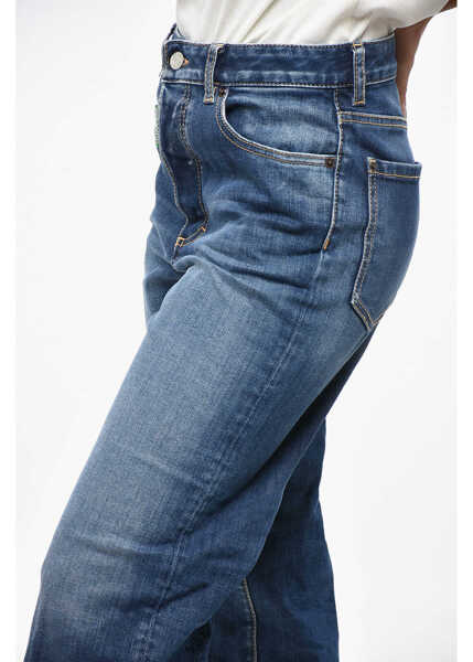 Blugi drepti DSQUARED2 Olop Delav Boston Fit Denims 19Cm Blue Femei (BM 19247075) 2