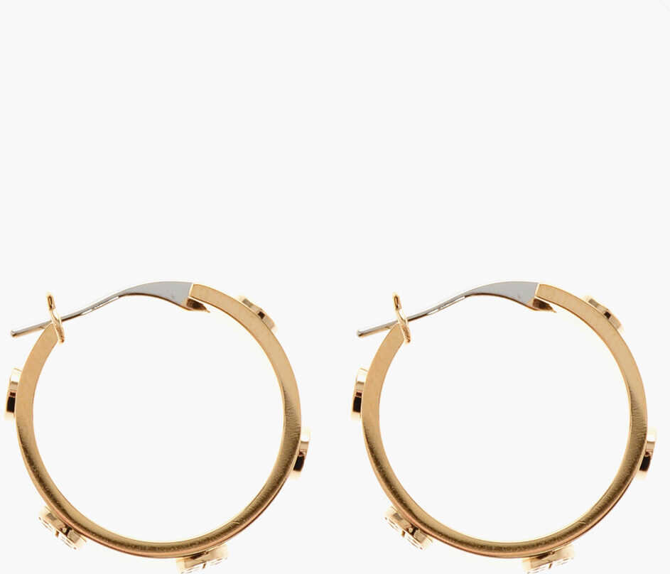 Cercei Tory Burch Golden Effect Miller Earrings With Studs Gold Femei (BM 19247081) 3