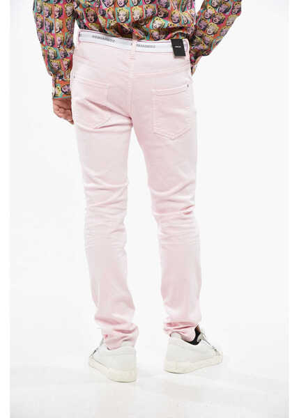 Blugi drepti DSQUARED2 Undewear Fit Skate Jeans 15Cm Pink Barbati (BM 19247090) 2