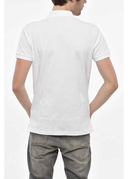 Tricouri Polo Diesel Half Zip And Button Harry Polo White Barbati (BM 19247093) 2