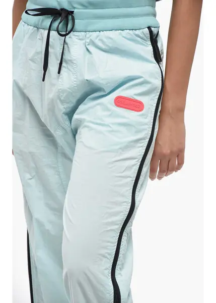 Pantaloni de trening DSQUARED2 Cotton Joggers With Side Zip Blue Femei (BM 19247099) 2