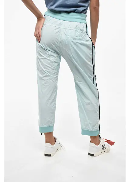 Pantaloni de trening DSQUARED2 Cotton Joggers With Side Zip Blue Femei (BM 19247099) 3