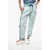 DSQUARED2 Cotton Joggers With Side Zip Blue