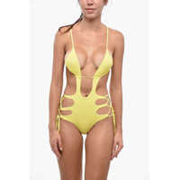 Costume de baie intregi Trikini Swimsuit With Lace-Up Details Femei