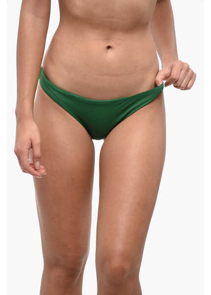 Bikini DSQUARED2 Solid Color Bikini Bottom With Back Logo Green Femei (BM 19247120) 1