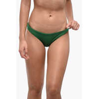 Bikini Solid Color Bikini Bottom With Back Logo Femei