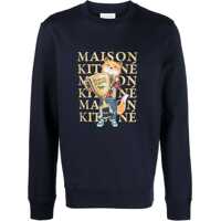 Bluze de trening Printed Brushed Cotton Crew-Neck Sweatshirt Barbati