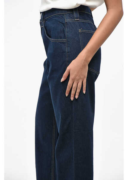 Blugi drepti FRAME High Waist Wide Leg Jeans 23Cm Blue Femei (BM 19247240) 2