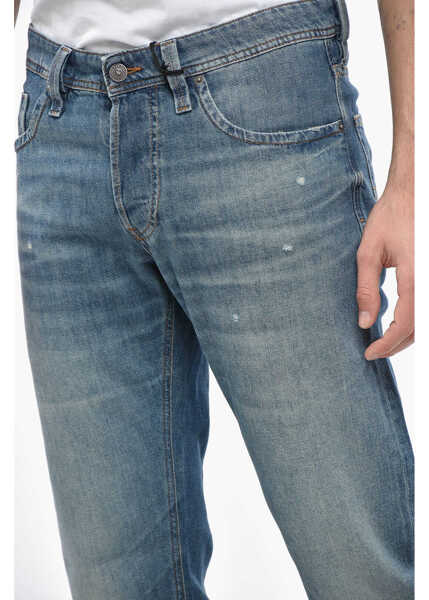 Blugi drepti Diesel 5-Pocketed Markee Straight Leg Denims 20Cm Blue Barbati (BM 19247252) 3