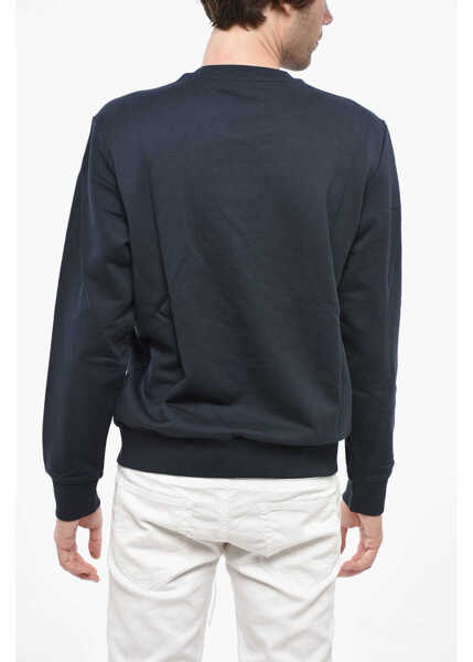 Bluze de trening Diesel Crew Neck Hard Wear Sweatshirt With Front Print Blue Barbati (BM 19247261) 2