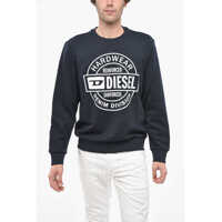Bluze de trening Crew Neck Hard Wear Sweatshirt With Front Print Barbati