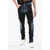 DSQUARED2 Icon Two-Tone Techno Cool Guy Jeans With Leather Strap And L Blue
