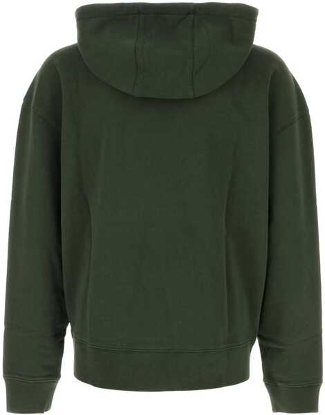 Bluze de trening MAISON KITSUN Brushed Cotton Hoodie With Fox Detail Green Barbati (BM 19247291) 2