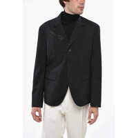 Sacouri Icon Virgin Wool Work Blazer With Metal Detail Barbati