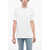 Diesel Crew Neck Cotton T-Shirt With Ton Sur Ton Logo White