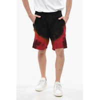 Pantaloni scurti Fleeced Cotton D2 Flame Shorts With Elastic Waistband Barbati
