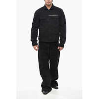 Geci de blugi pentru Barbati - Geci de blugi DSQUARED2 Icon Denim Boxy Jean Jacket With Silver-Tone Detail Black Barbati (BM 19247435) - B-mall.ro