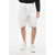 TEN C Solid Color Nylon Shorts With Logoed Patch White