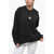 DSQUARED2 Fleeced Cotton Cool Fit Crew-Neck Sweatshirt Black