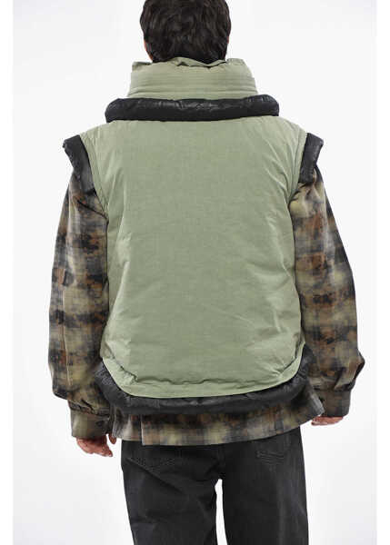 Jachete CRAIG GREEN Padded Sleeveless Jacket With Extractable Hood Green Barbati (BM 19247453) 2