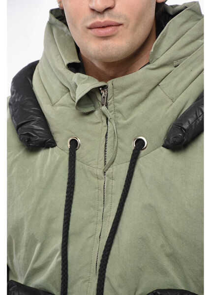 Jachete CRAIG GREEN Padded Sleeveless Jacket With Extractable Hood Green Barbati (BM 19247453) 3