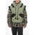 CRAIG GREEN Padded Sleeveless Jacket With Extractable Hood Green