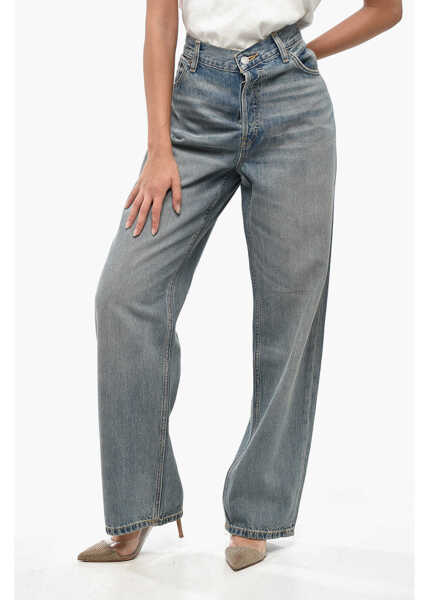 Blugi drepti RE/DONE Loose Fit Bruna Jeans 22Cm Blue Femei (BM 19247465) 1