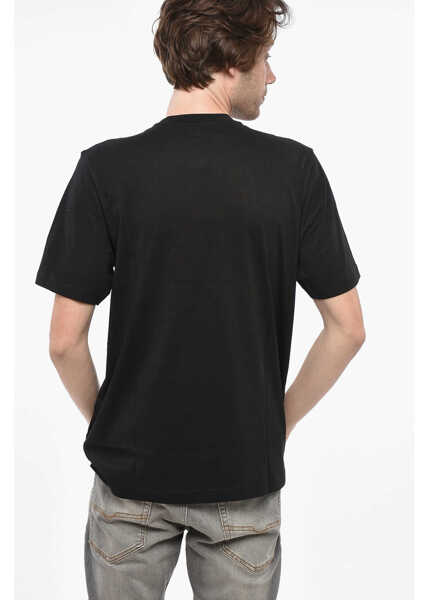 Tricouri Diesel Crew Neck Hard Wear T-Shirt With Front Print Black Barbati (BM 19247480) 2