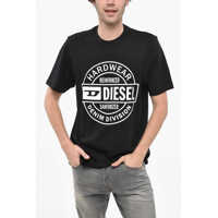 Tricouri Crew Neck Hard Wear T-Shirt With Front Print Barbati