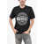Diesel Crew Neck Hard Wear T-Shirt With Front Print Black