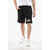 DSQUARED2 Pac-Man Plain Shorts Relax Fit With Front Print Black