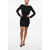 DSQUARED2 Long Sleeved Open Back Mini Dress Black