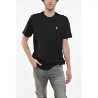 Tricouri Crew Neck T-Shirt With Logo Patch Barbati