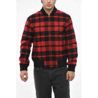 Bomber jacket Buffalo Checked Wool Blend Bomber Jacket Barbati
