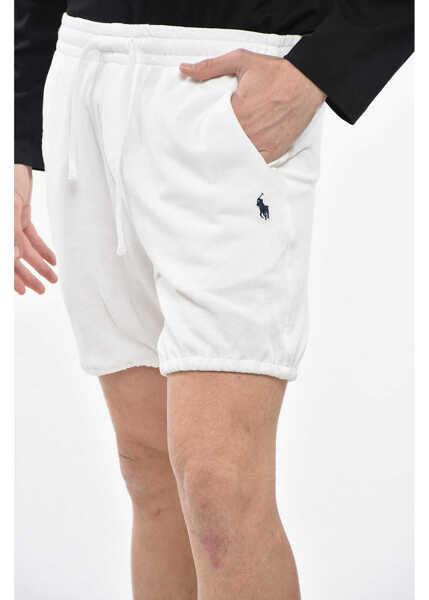 Pantaloni scurti Ralph Lauren Brushed Cotton Shorts With Elastic Waistband White Barbati (BM 19247504) 3