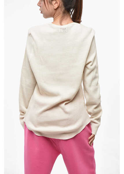 Tricouri DSQUARED2 Oversized Underwear Crew-Neck T-Shirt With Bow White Femei (BM 19247507) 3