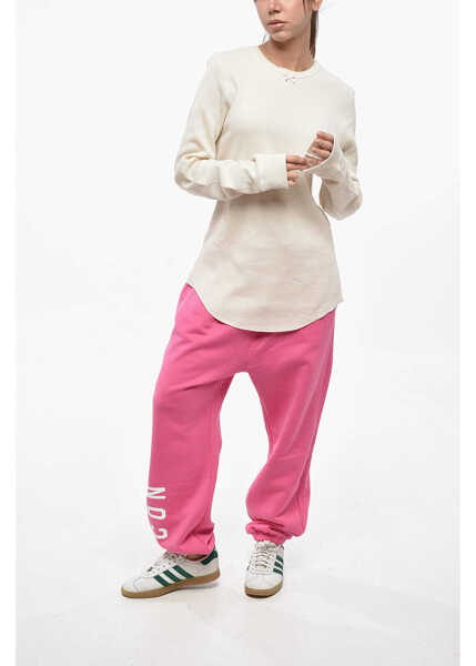 Tricouri DSQUARED2 Oversized Underwear Crew-Neck T-Shirt With Bow White Femei (BM 19247507) 4