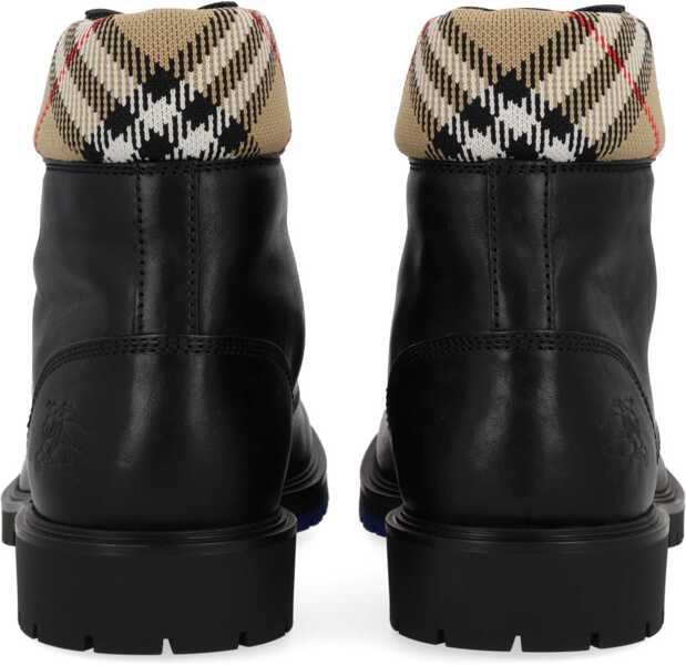 Ghete Burberry Rogue Leather Boot BLACK Barbati (BM 19247642) 4
