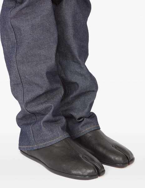 Sneakers Maison Margiela Leather Tabi Mules BLACK Barbati (BM 19247657) 5