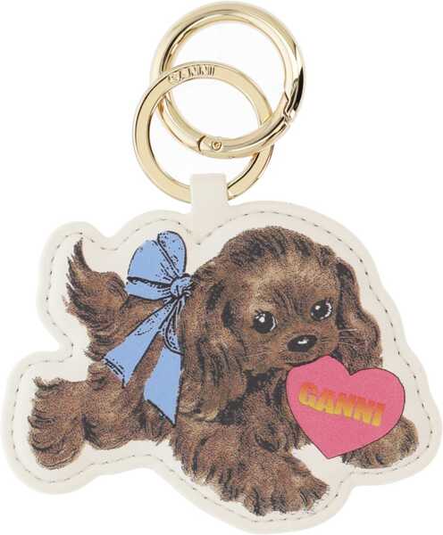 Brelocuri Ganni Keychain With Puppy BROWN Femei (BM 19247663) 1