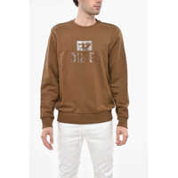 Bluze de trening Crew Neck Brushed Cotton Sweatshirt With Ton Sur Ton Logo Barbati