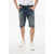 Diesel Joggjeans Delavè Denim Shorts With Drawstring Blue