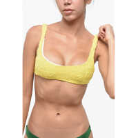 Sutiene Velvet Logoed Bandeau Bikini Top Femei