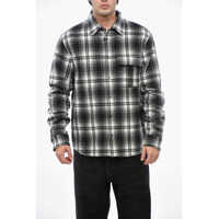 Camasi casual Checked Plaid Overshirt Barbati