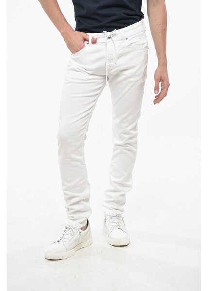 Blugi drepti Diesel Joggjeans Stretch Thommer Denims With Elastic Waistband 16Cm White Barbati (BM 19247747) 1