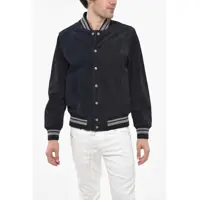 Bomber jacket Suede Bulc Bomber Jacket With Snap Buttons Barbati