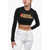 DSQUARED2 Cropped Bella Fit Crew-Neck T-Shirt Black