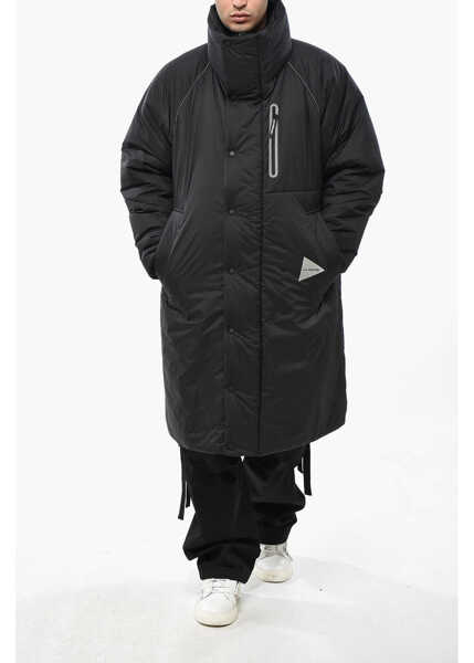 Jachete AND WANDER Padded Jacket With Reflective Stitching Black Barbati (BM 19247783) 4