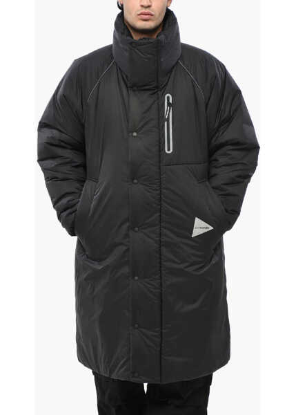 Jachete AND WANDER Padded Jacket With Reflective Stitching Black Barbati (BM 19247783) 1